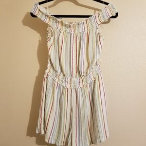 Derek Heart Off the Shoulder Short Romper